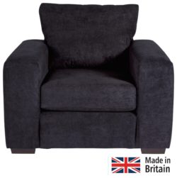 Heart of House - Eton - Fabric Chair - Black